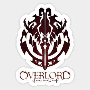 Anime - Overlord Ainz Ooal Gown Crest Logo Sticker